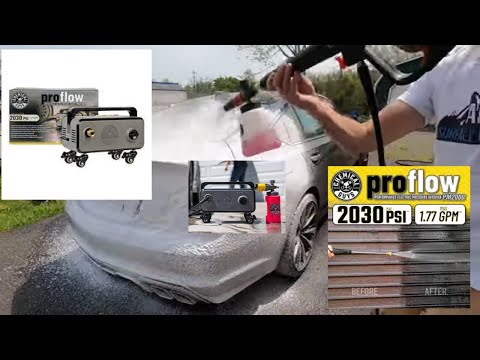 Chemical Guy's Pro Flow Pressure Washer! Unboxing, Overview, Demonstration, Conclusion.