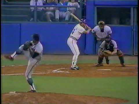 San Francisco Giants vs Atlanta Braves (July 1, 1986) "Ken Oberkfell Knocks In Two"