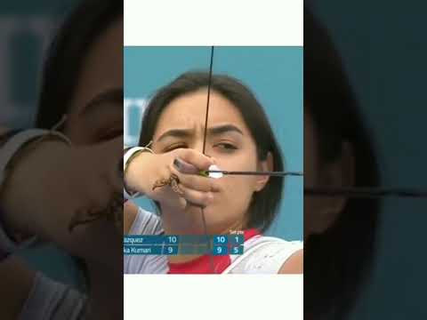 World Archery Ana Vazquez Vs Deepika Kumari🇮🇳#shorts #trending