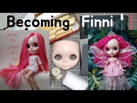 Customising Finni the Fairy #Blythe, my first full customisation