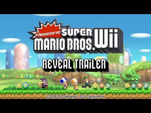 Remastered Super Mario Bros. Wii - Reveal Trailer