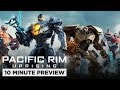 Pacific Rim Uprising 10 Minute Preview Film Clip Now On 4K Blu Ray DVD Digital