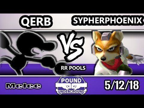Pound Underground - Qerb (Game and Watch) Vs. SypherPhoenix (Fox) - Smash Melee Round Robin Pools