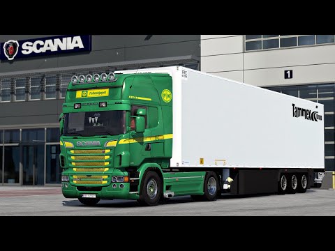 ETS2 1.45 - ProMods 2.62 - SCANIA R500 V8 - Trip: Elbląg - Łódź