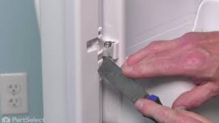 Samsung Refrigerator Repair - How to Replace the Hinge Cap (Samsung # DA67-01650A)
