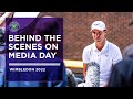 Behind The Scenes on Media Day | Wimbledon 2022