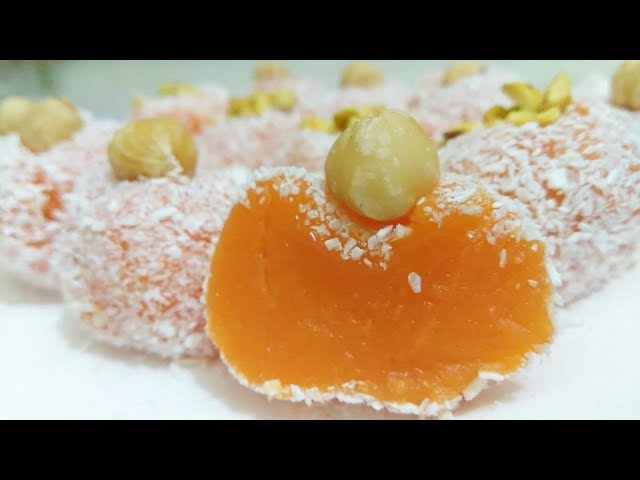 3 Malzemeli Havuçlu Lokum En Sağlıklı Atıştırmalık Nefis Yemek Tarifleri