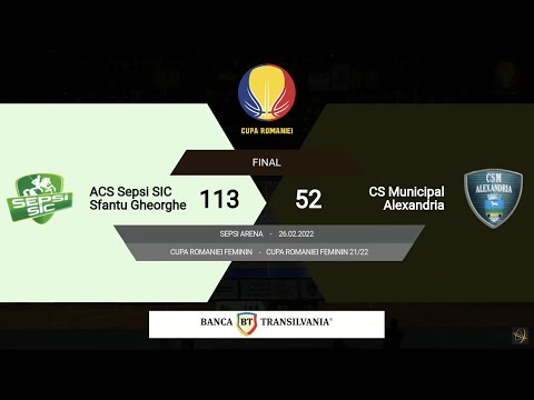 FINAL 4 Cupa României 2022: Sepsi SIC Sfântu Gheorghe - CSM Alexandria