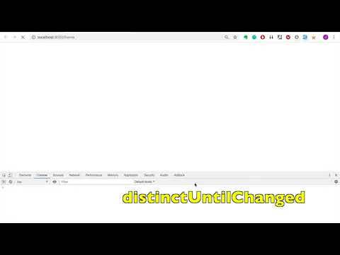 RXJS 101: Unique Values (distinctUntilChanged)