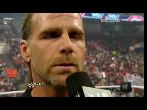 WWE Raw 3/22/10 Shawn Michaels Talks to the Undertaker