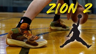 Testing Zion Williamson’s NEW Basketball Shoe! | Air Jordan Zion 2 Performance Review!