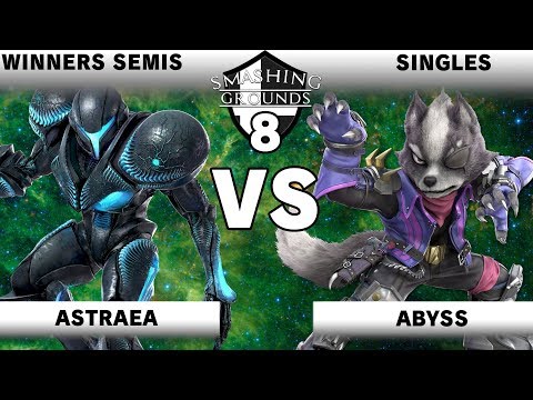 Smashing Grounds 8 - Astraea (Dark Samus) Vs. Abyss (Wolf) - Winners Semis - SSBU