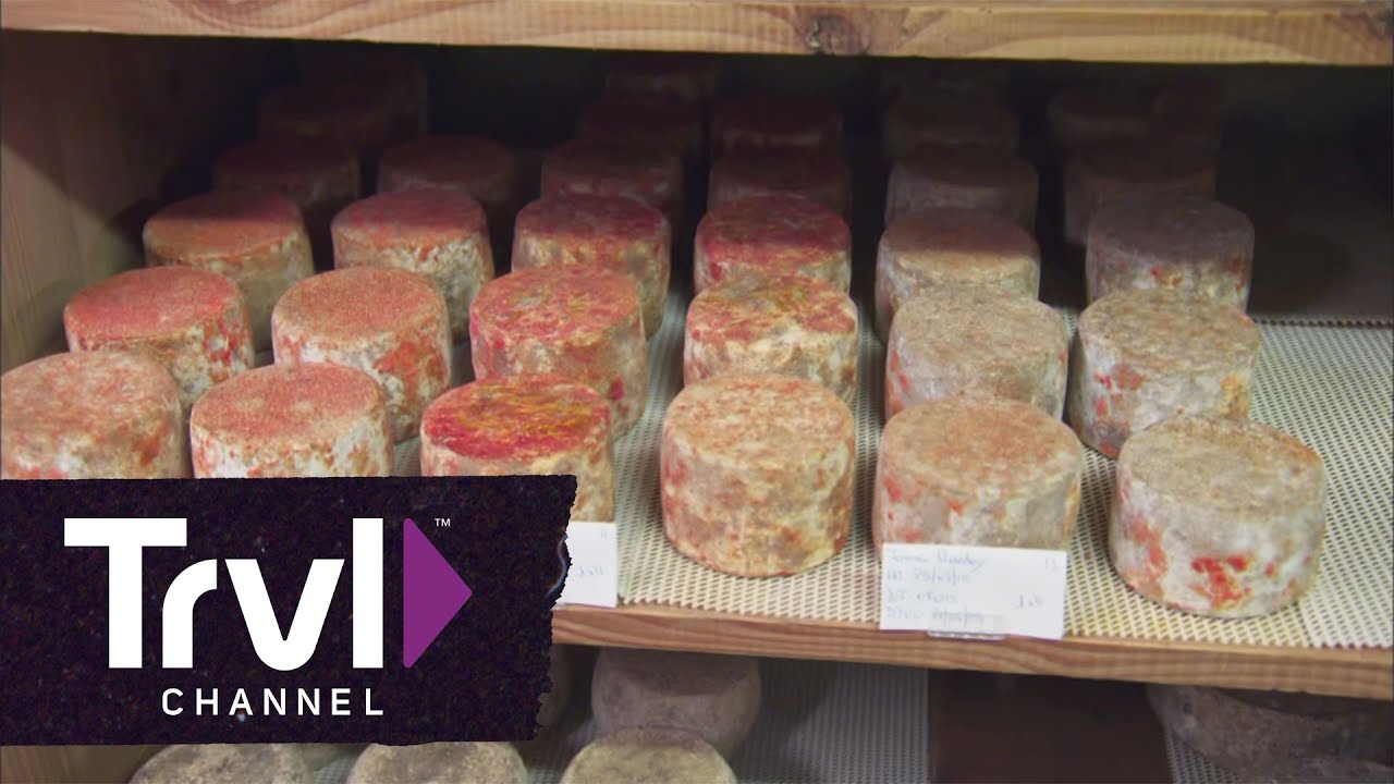Travel Channel: Bizarre Foods with Andrew Zimmern. Learn the Art of Aging Artisanal French Cheese | Bizarre Foods with Andrew Zimmern | Travel Channel