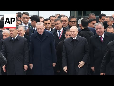 Putin, Erdogan and world leaders gather in Turkmenistan for a forum