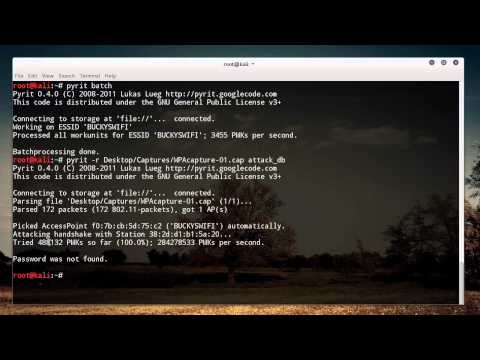 WiFi Wireless Security Tutorial - 11 - Using Pyrit to Speed Up Password Recovery
