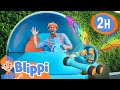 Racing The Blippi Mobile IN REAL LIFE 2 Hours Of Car Videos For Kids