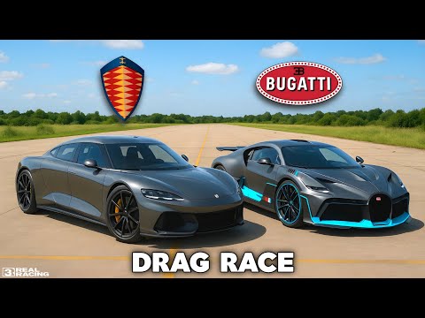 Koenigsegg Gemera vs Bugatti Divo | Drag Race | Real Racing 3