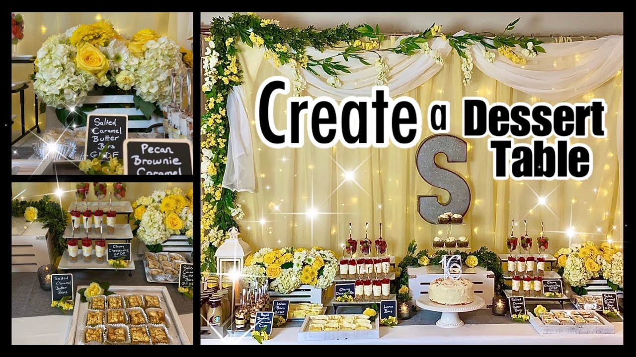 🌼 How to Create a Dessert Table 🌼