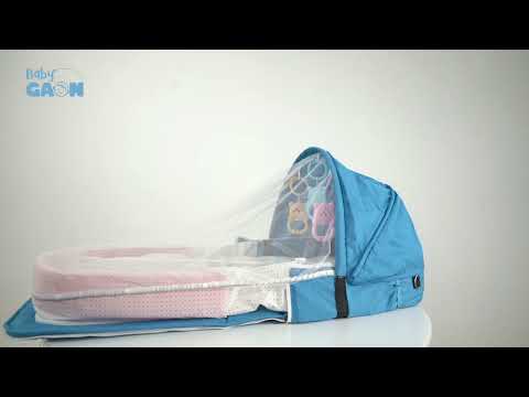 Toldillo Mosquitero Cama Cuna Para Bebes Azul