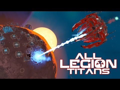 Planetary Annihilation LEGION Mod: ALL TITAN UNITS!
