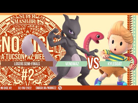 No Dice #2 Losers Semis - VenomAZ (Mewtwo) Vs. KyleGoat (Lucas) - SSBU Tournament