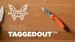Video: Benchmade 15536TN-02 Taggedout Green/Tan Kniv