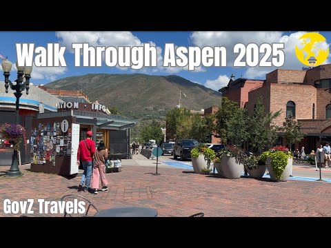 ASPEN 4K | WALKING TOUR | ASPEN | 4K | 2025 | ASPEN WALKING TOUR | ASPEN COLORADO | COLORADO | WALK