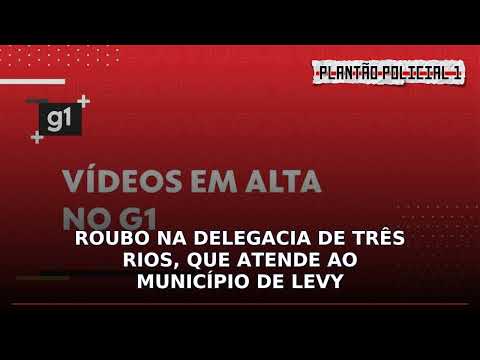 Dupla armada rende motociclista e rouba moto na Avenida Fonseca Almeida, em Levy Gasparian; nin
