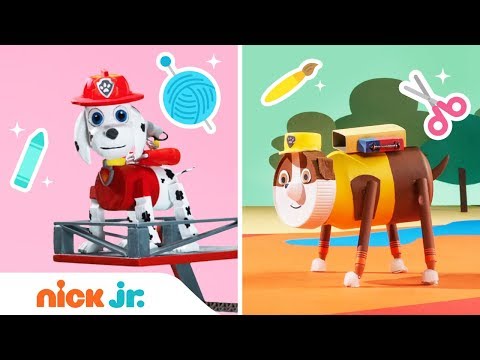 How to Make Paw Patrol Surprise Toys  🐶| Stay Home #WithMe | Arts + Crafts | Nick Jr.