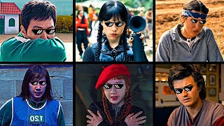 47 MINUTOS DE MITAGENS DAS TOP 3 SERIES DA NETFLIX ( Round 6 Wandinha Stranger Things ) - COMPILADO