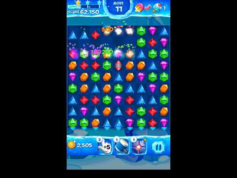 Jewel Pop Mania:Match 3 Puzzle Level 121 ( Ice Cream Town Episode ) - Walkthrough ( No Booster )