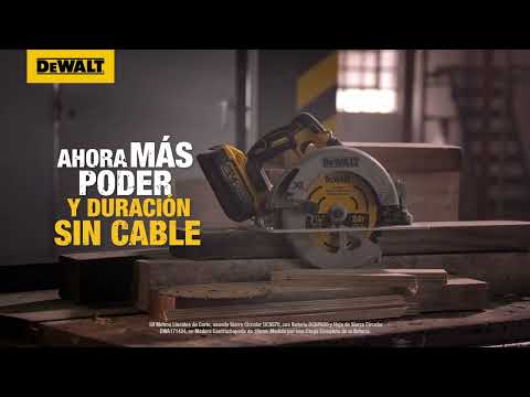 Sierra Circular Inalámbrica DEWALT DCS570 y Batería POWERSTACK DCBP520