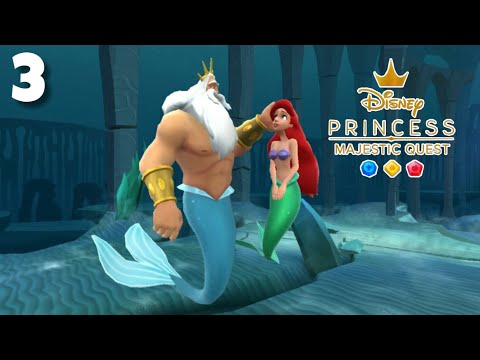Helping Ariel repairing her throne | Princess majestic quest | part 3 (Catch The Play)