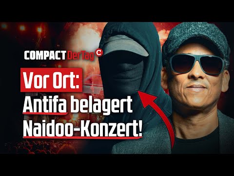 Vor Ort: Antifa belagert Naidoo-Konzert💥