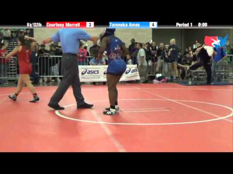 FILA Cadet 56 kg / 123.25 lbs. - Courtney Morrell vs. Tomneka Ames