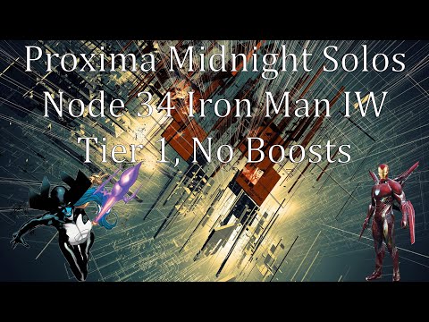 Tier 1 AW, Proxima Midnight Solos Node 34 Rank 5 Iron Man Infinity War, No Boosts