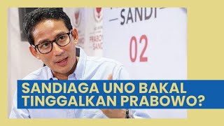 Sandiaga Uno Diisukan Tinggalkan Partai Gerindra yang Dipimpin Prabowo Subianto demi Nyapres di 2024