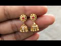 2 Grams Gold Earrings daily use 22 carects gold earrings