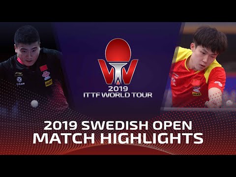 [ 2019 ITTF Swedish Open]  Liang Jingkun vs Wang Chuqin  2019.10.6