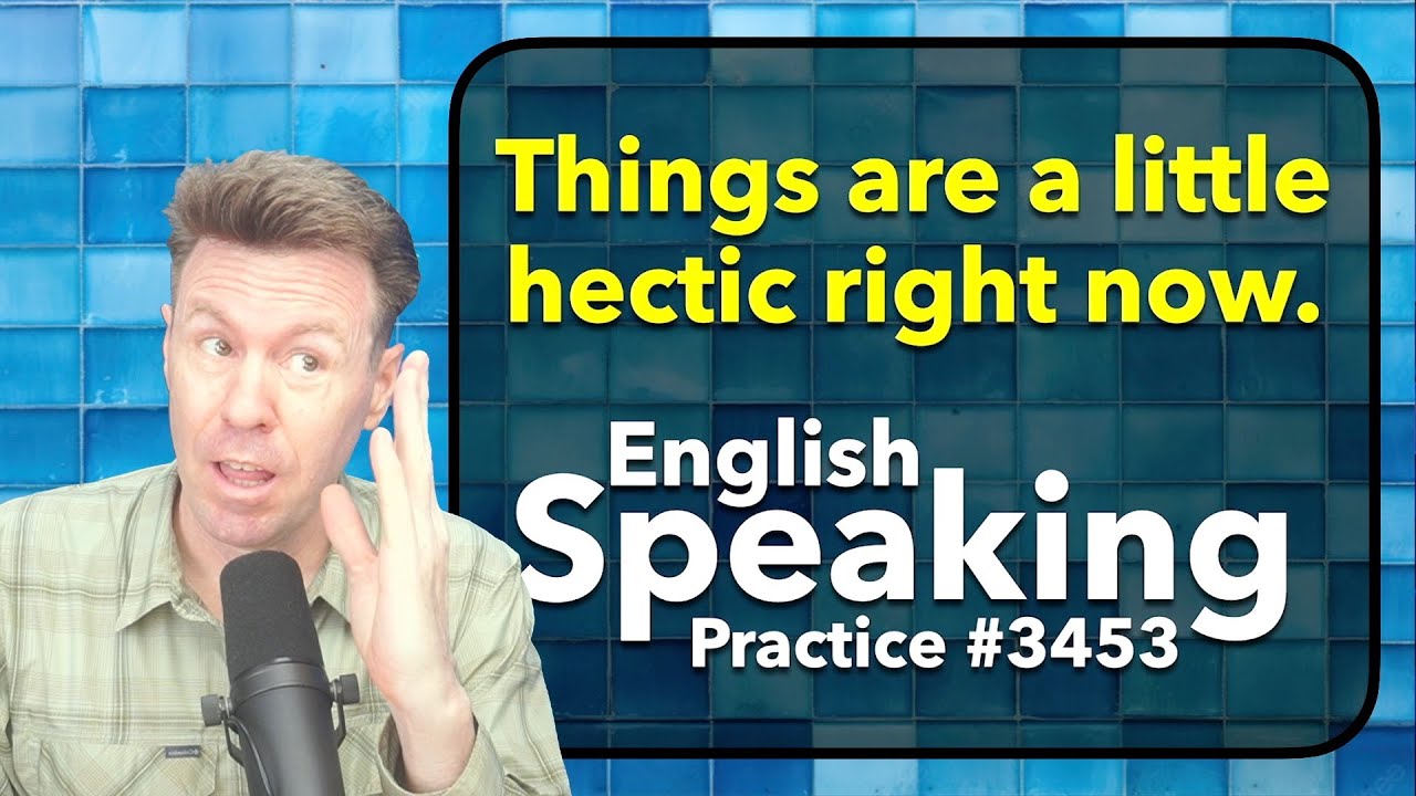 English Speaking SKILLS: Role-Play Conversation Listen & Repeat-After-Me