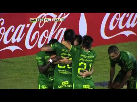 Gol de Bueno  Sarmiento 1   Vélez 0  Fecha 1  Primera División 2016