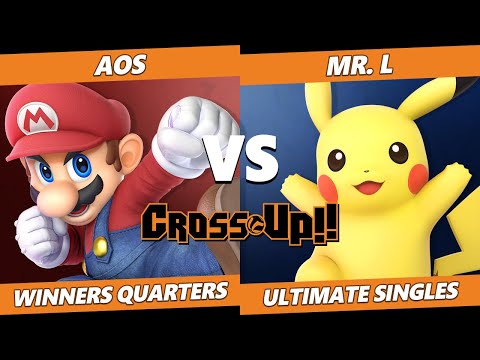 CROSSxUP Winners Quarters - AoS (Mario) Vs. Mr. L (Pikachu) SSBU Ultimate Tournament