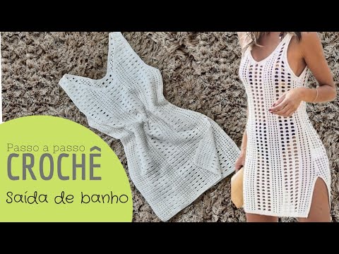 Saída de banho de crochê regata - Parte I  |MOÇA PRENDADA