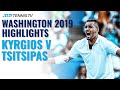 Nick Kyrgios vs Stefanos Tsitsipas: Washington 2019 Extended Tennis Highlights