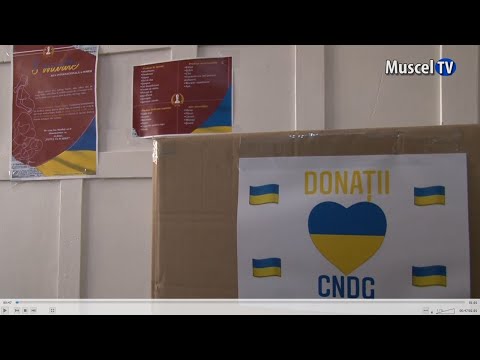 Jurnal MUSCEL TV 04.03.2022 Punct de colectare donații la Colegiul Național „Dinicu Golescu”