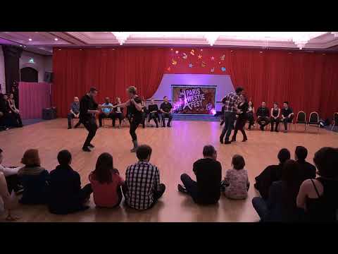 PWF 2018 - Pros/Newcomer JnJ Winners - Marina & Sebastien Cadet - Jimmy  & Flore Berne