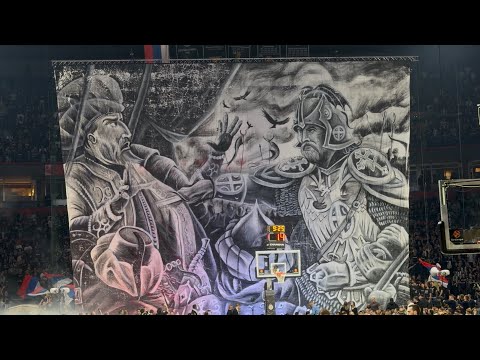 Koreografija Grobara: Partizan - Fenerbahče (Svaki Turčin zna..."