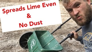 BEST way to SPREAD LIME by HAND!