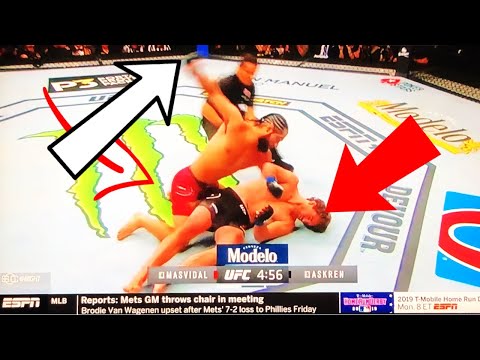 UFC 239 :fastest KO, even with -Jorde Masvidal vs Ben Askren my reaction