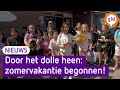 Basisscholieren luiden hard joelend de zomervakantie in